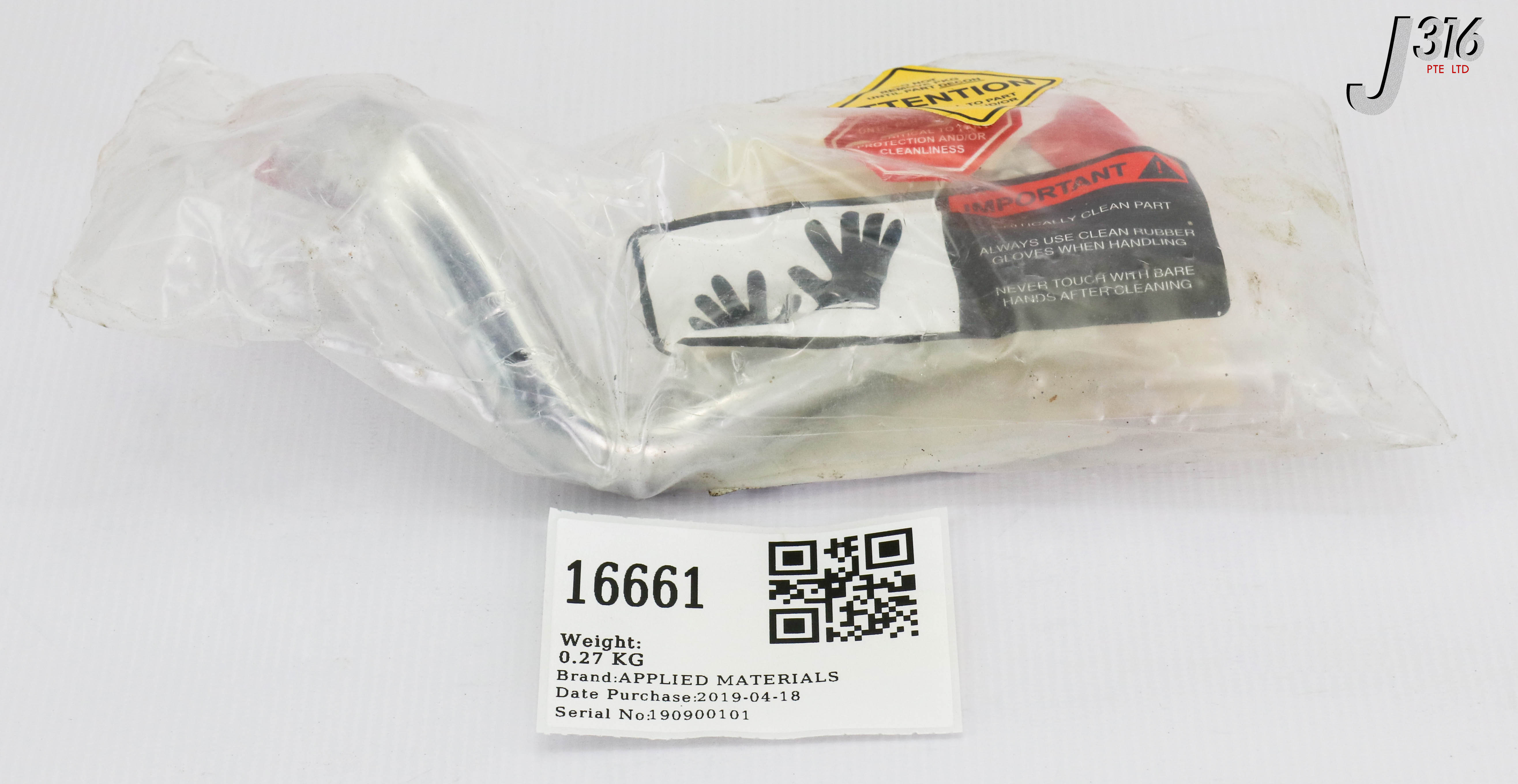 16661 APPLIED MATERIALS UDDER, OTB, SHORT MANIFOLD, T1 (NEW) 0040